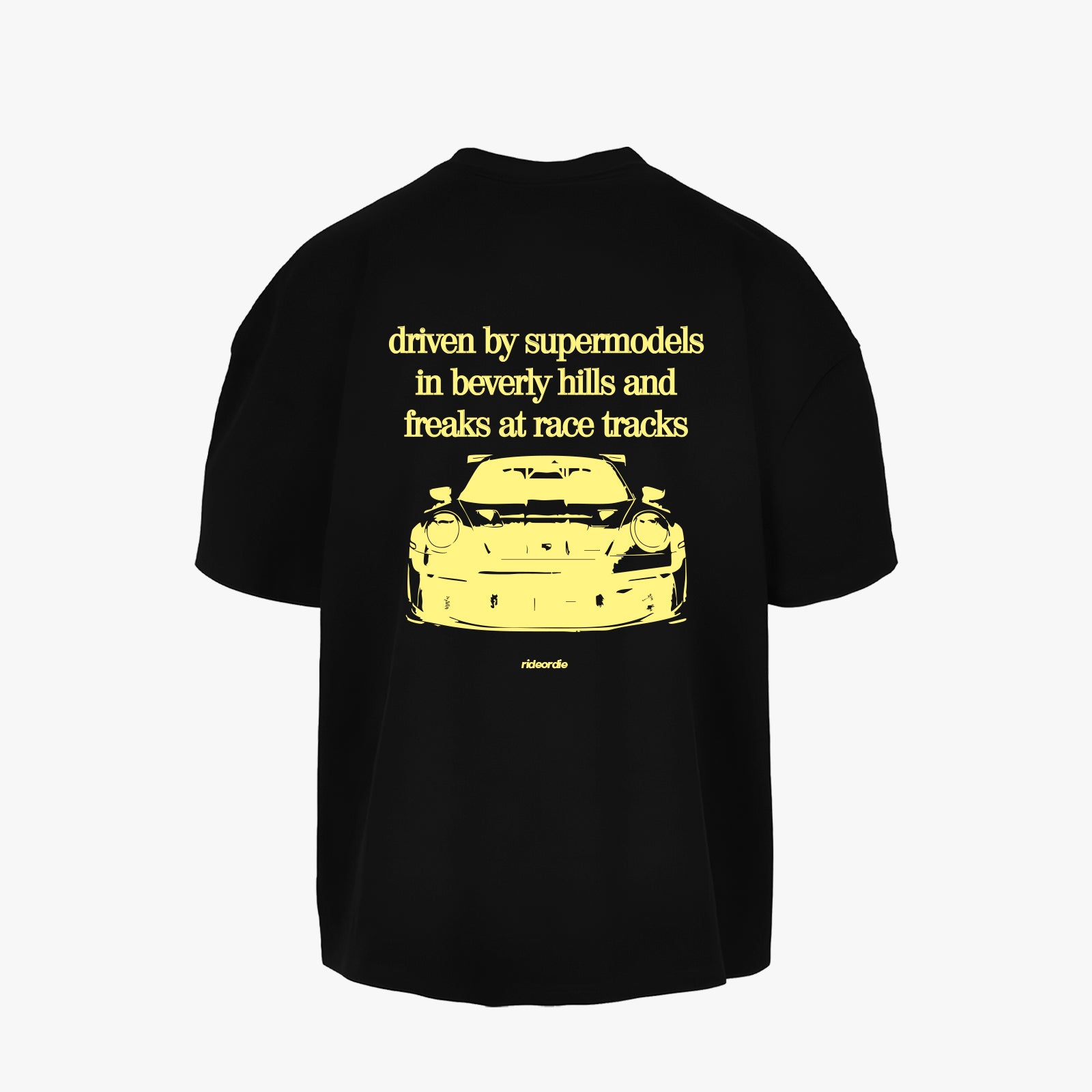 porsche tee white rosa