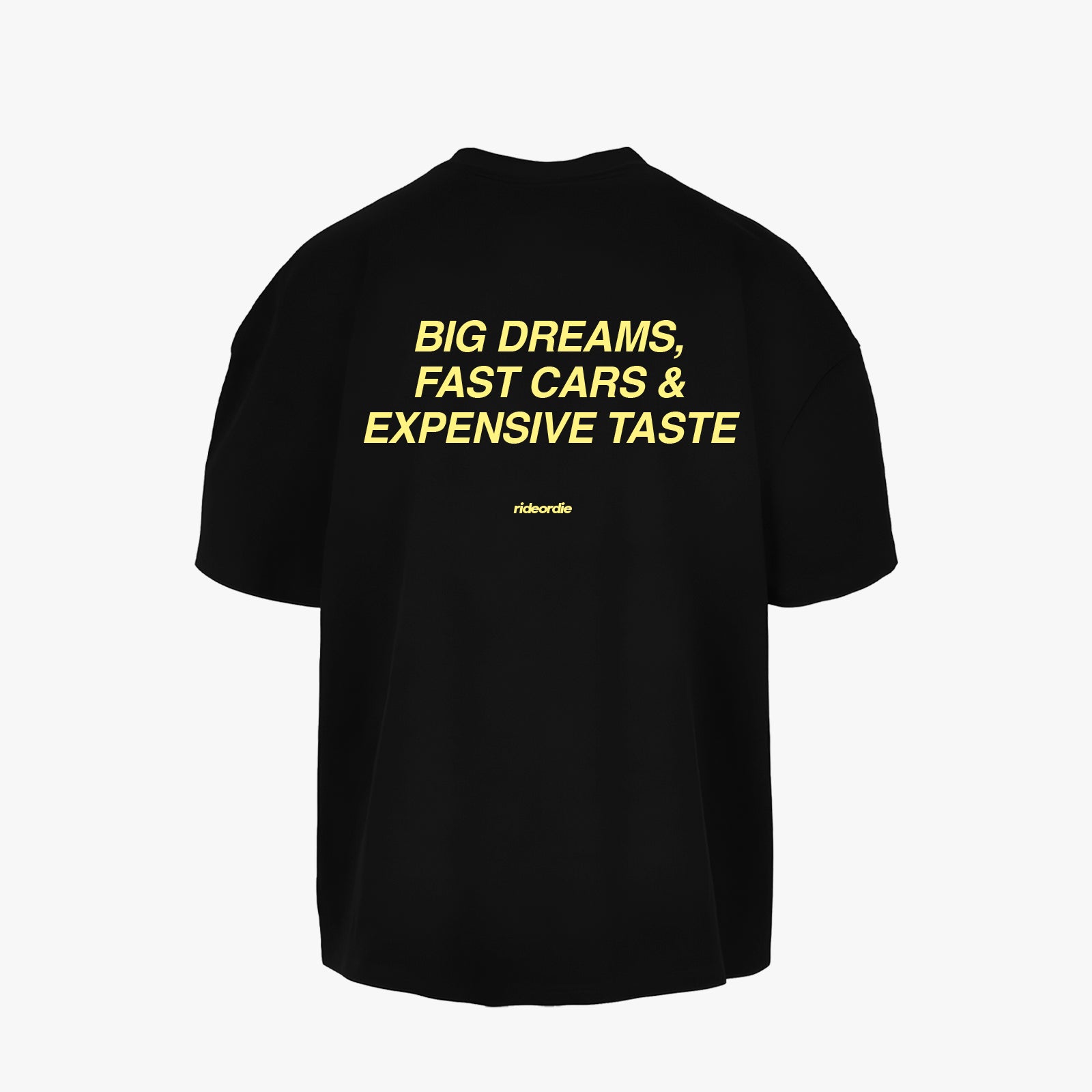big dreams tee white green