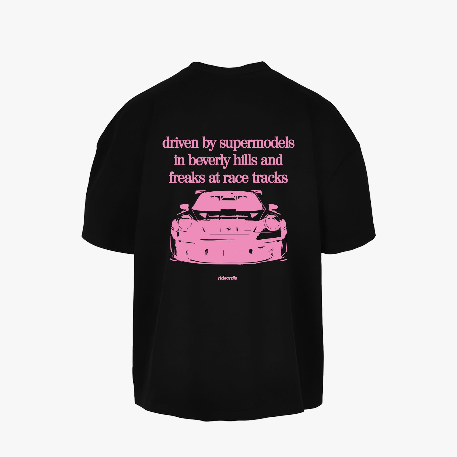 porsche tee white rosa