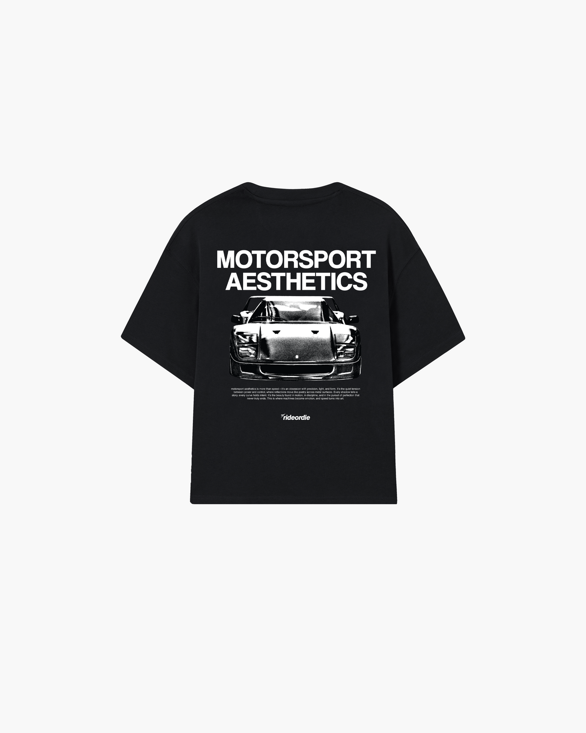 F40 motorsport aesthetics tee black