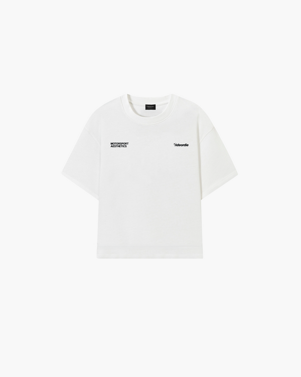 F40 motorsport aesthetics tee white