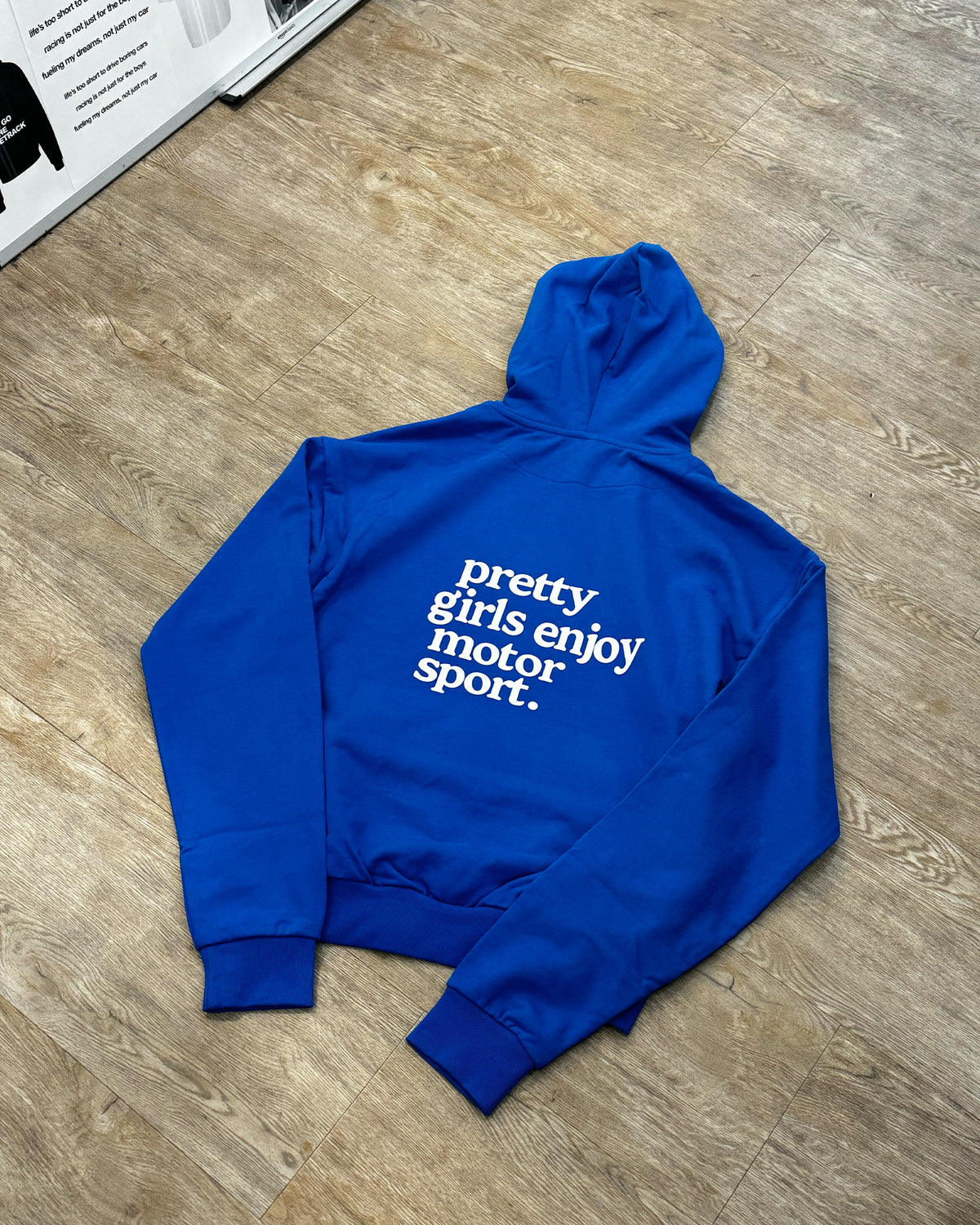 pretty girls enjoy motorsport hoodie 460gsm
