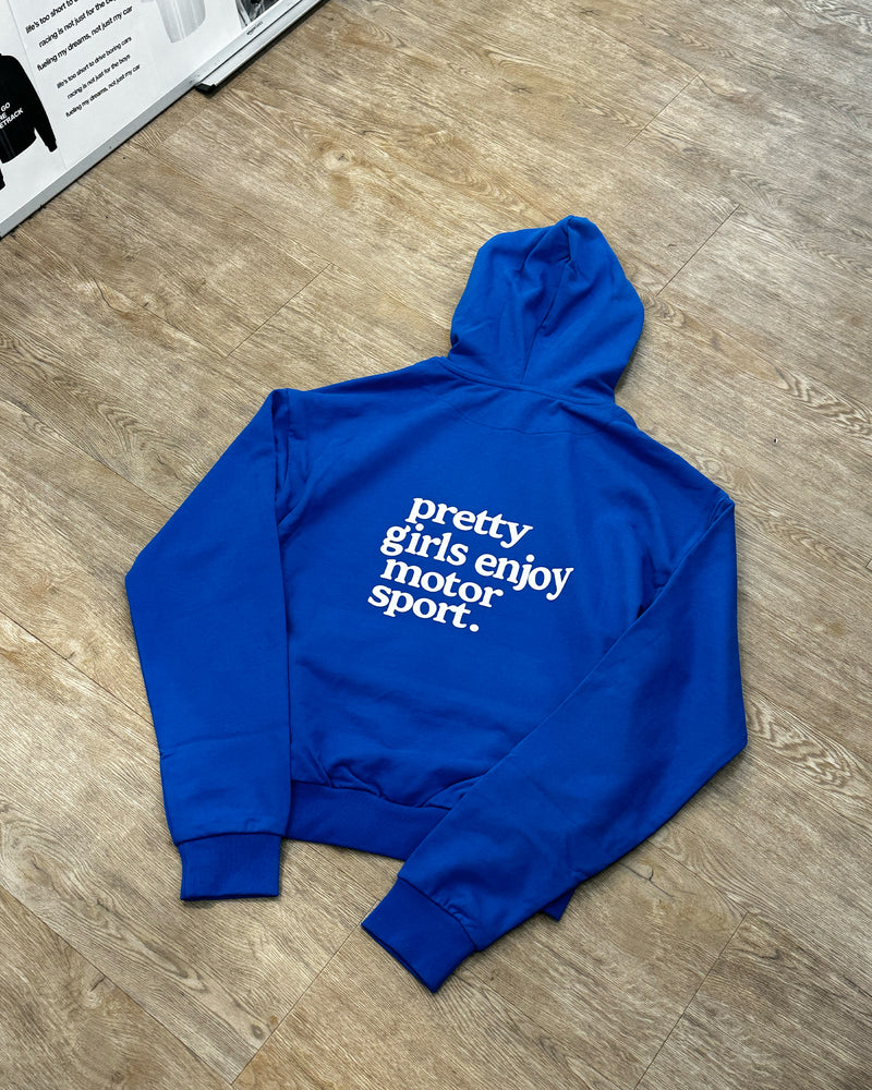 pretty girls enjoy motorsport hoodie 460gsm