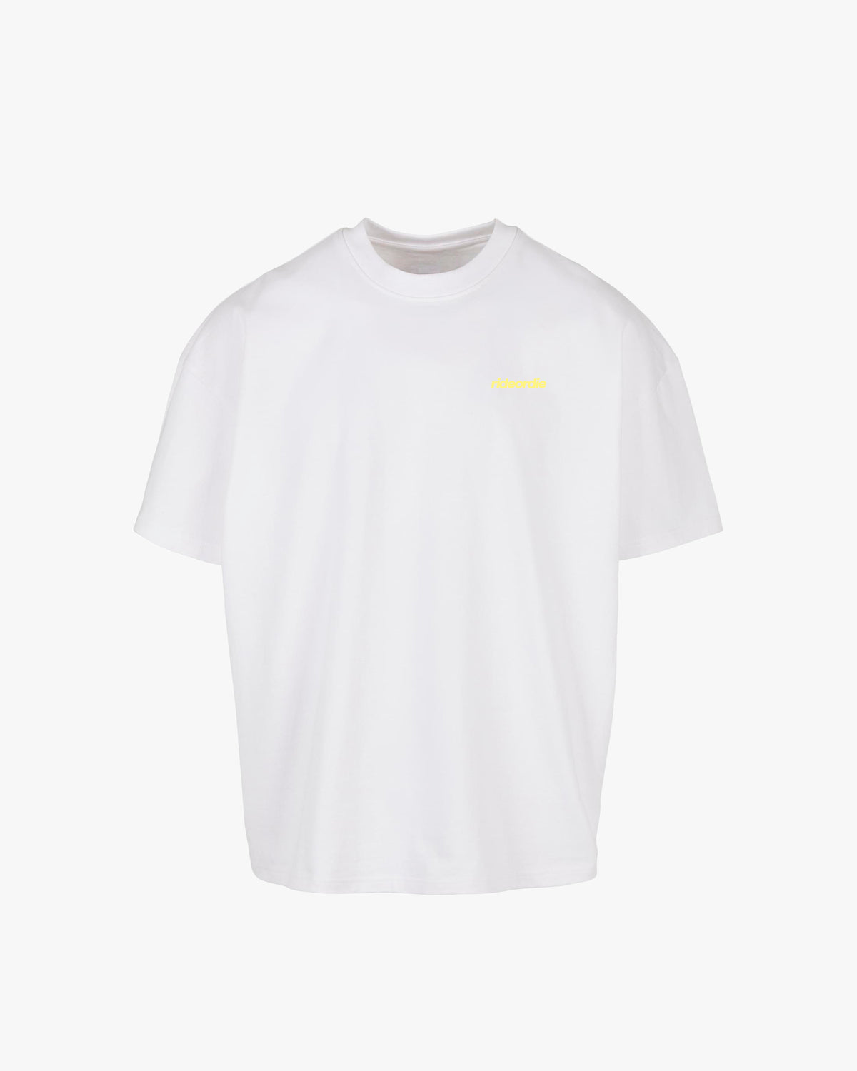 porsche tee white butter yellow