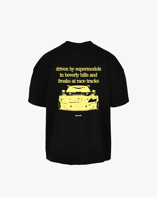 porsche tee black rosa