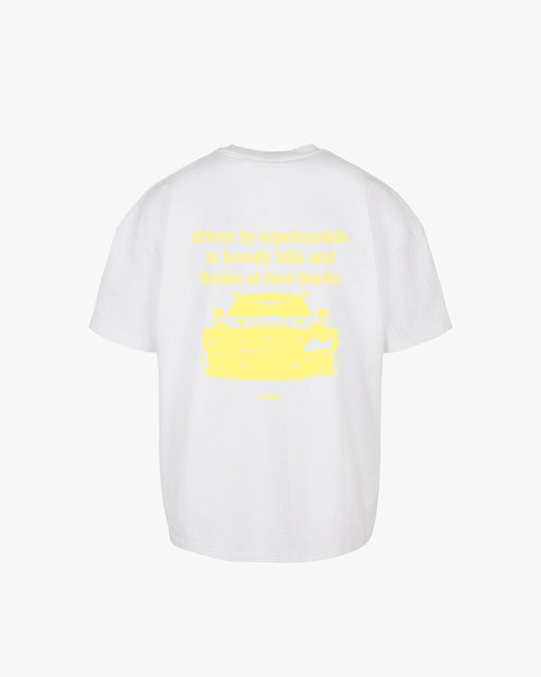 porsche tee black butter yellow