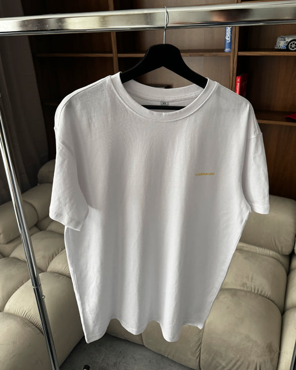 porsche tee white rosa