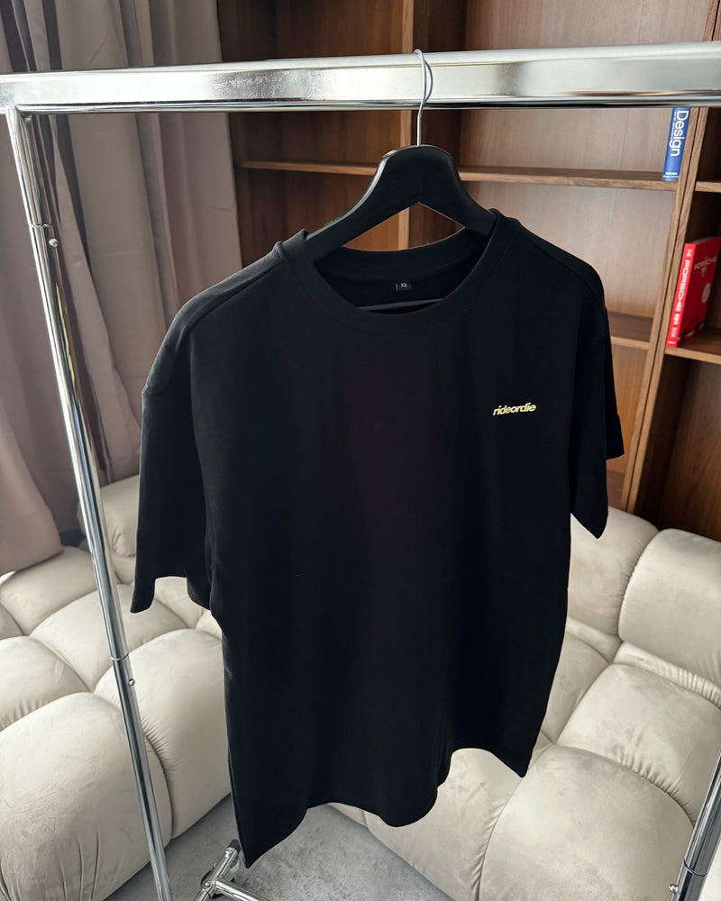 porsche tee white butter yellow