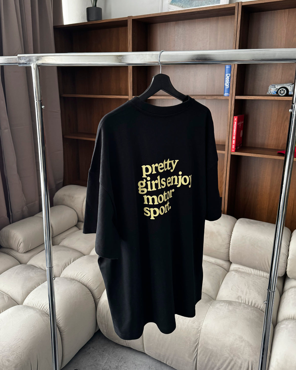 pretty girls enjoy motorsport tee white rosa