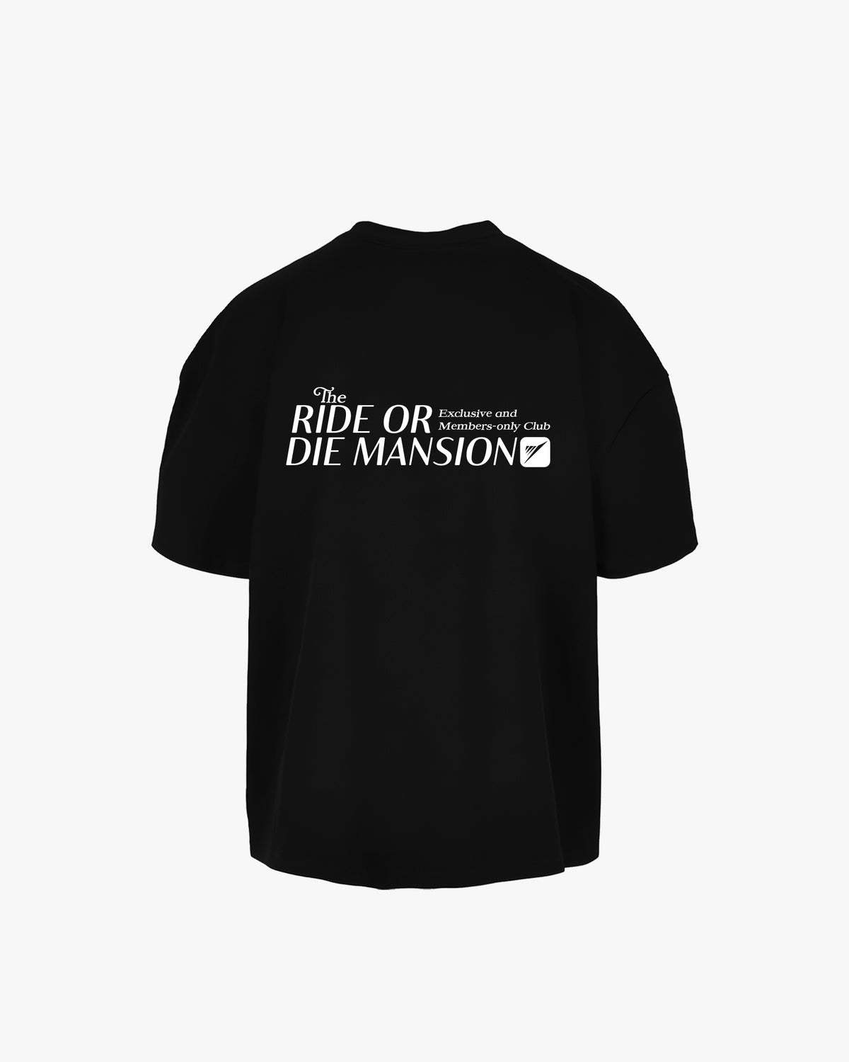 ride or die exclusive oversized t-shirt