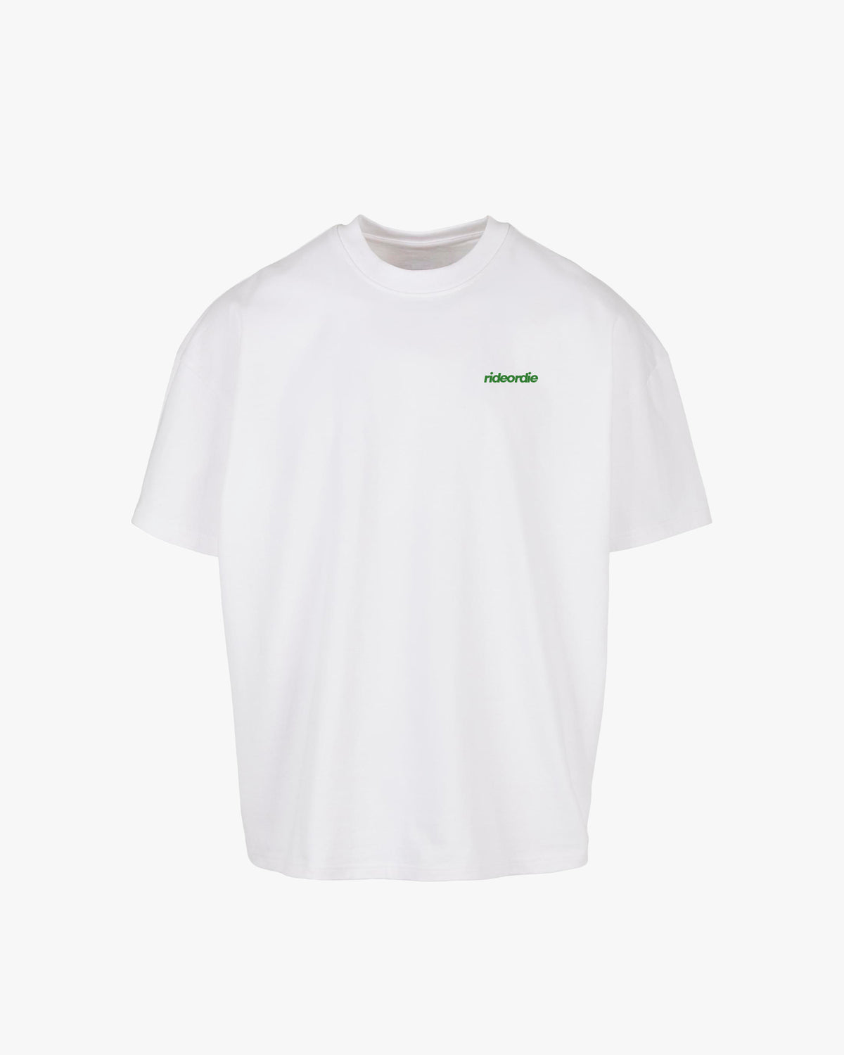 big dreams tee white green