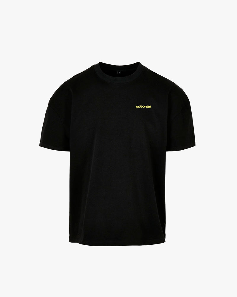 porsche tee white butter yellow