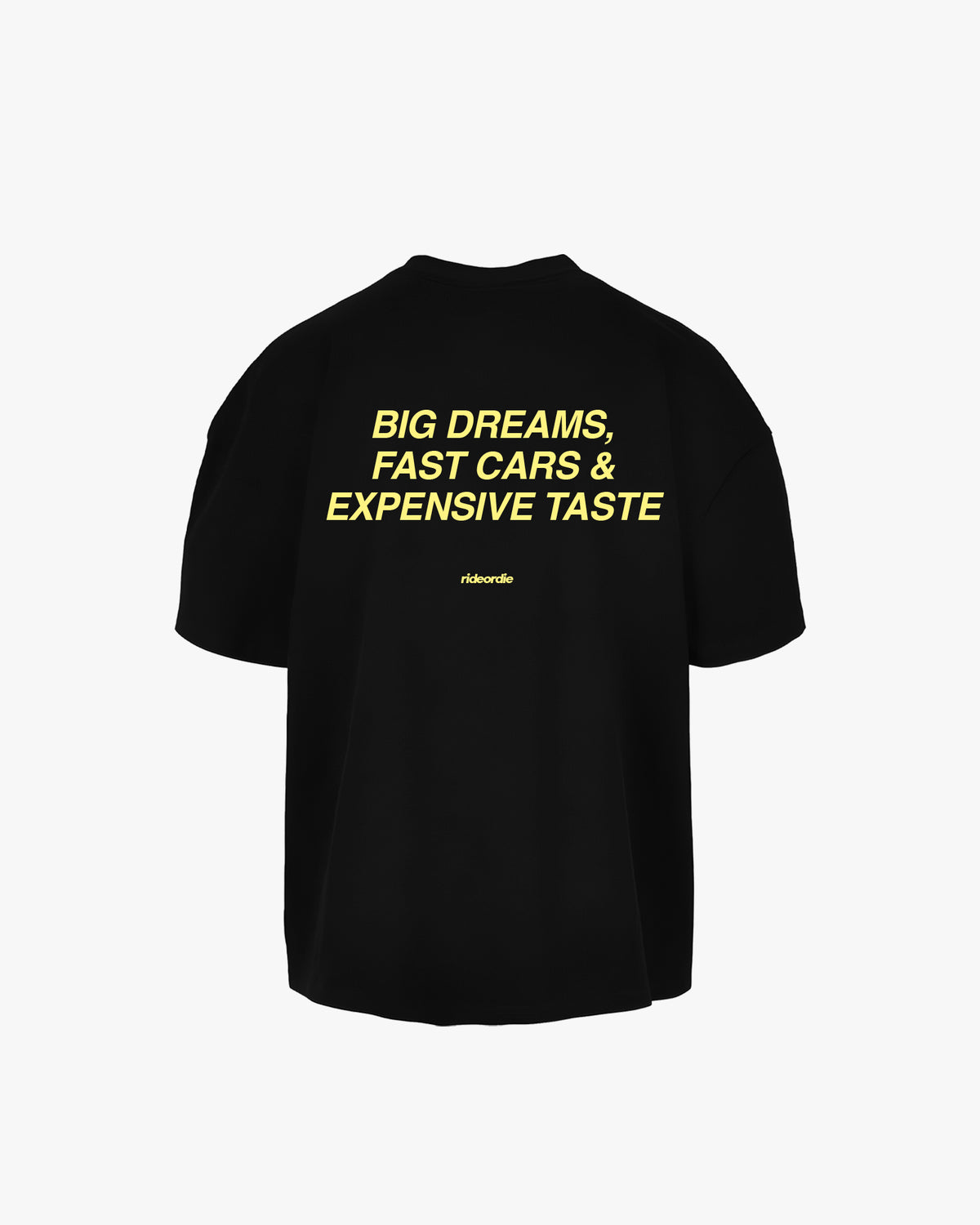 big dreams tee white green