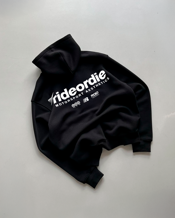 motorsport aesthetics zip hoodie yellow