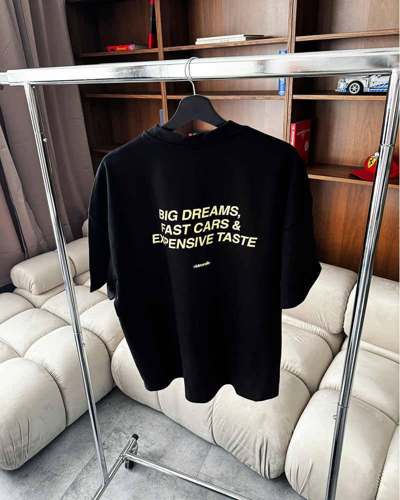 big dreams tee white green