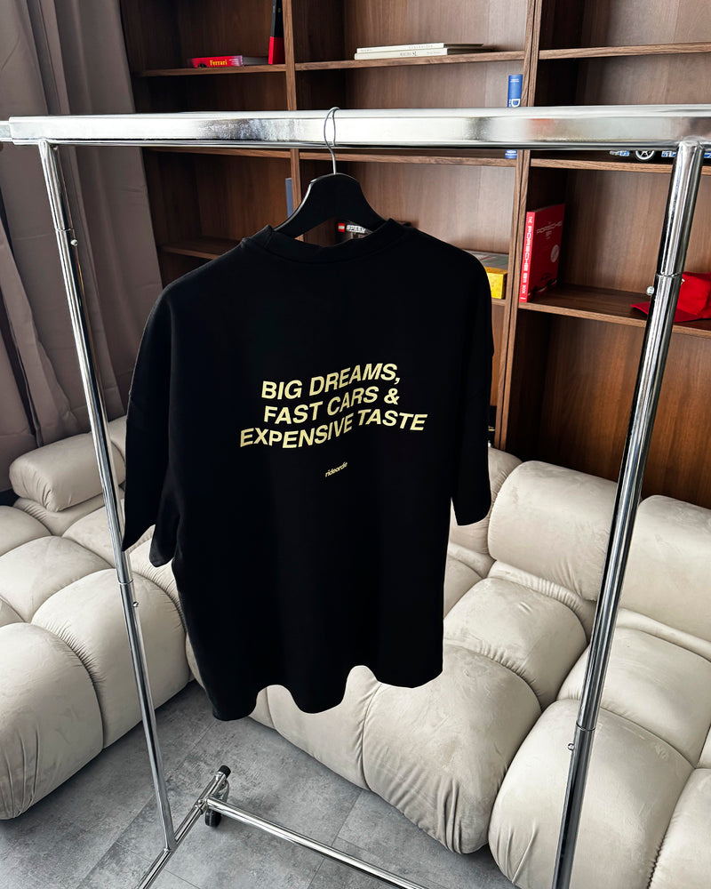 big dreams tee white green