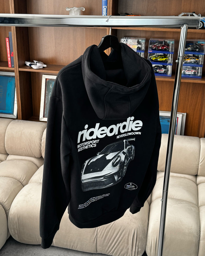 porsche hoodie black