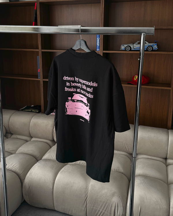 porsche tee white rosa