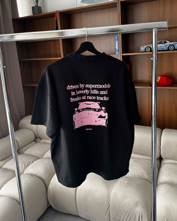 porsche tee white rosa