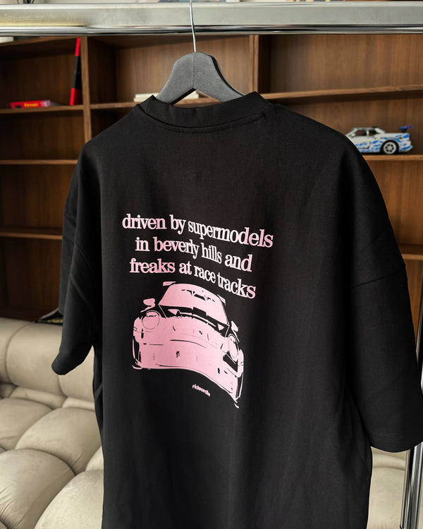 porsche tee white rosa
