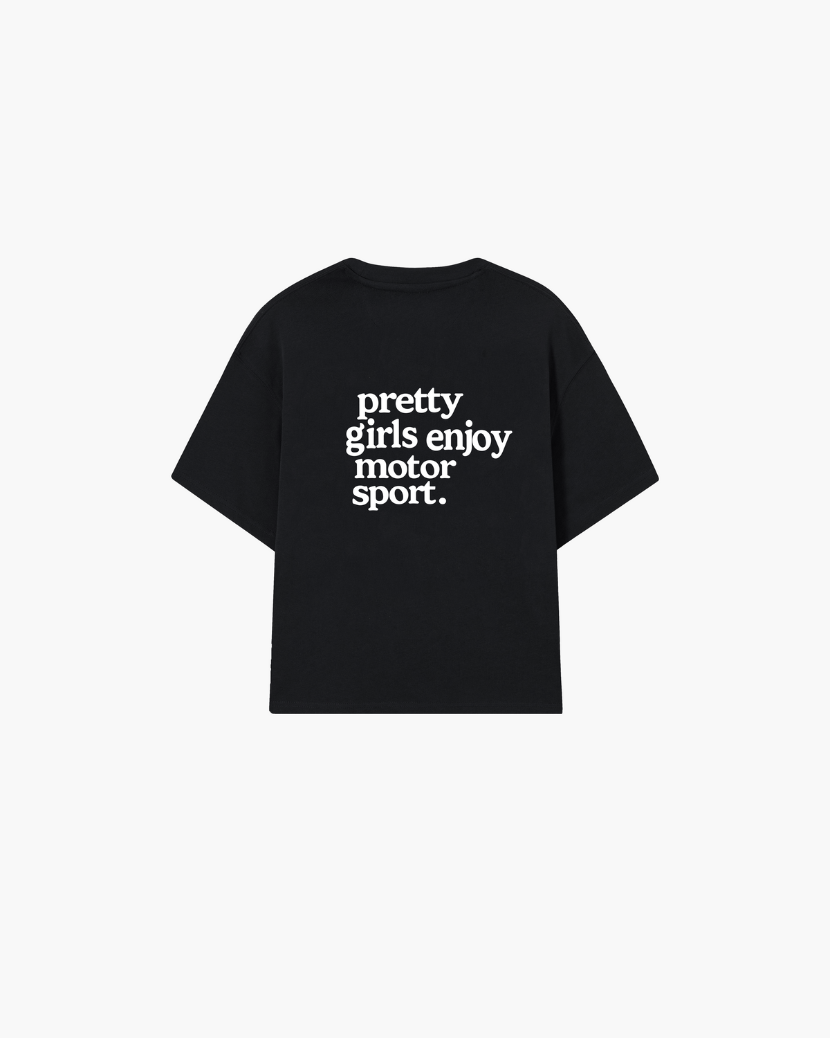 pretty girls enjoy motorsport tee white rosa