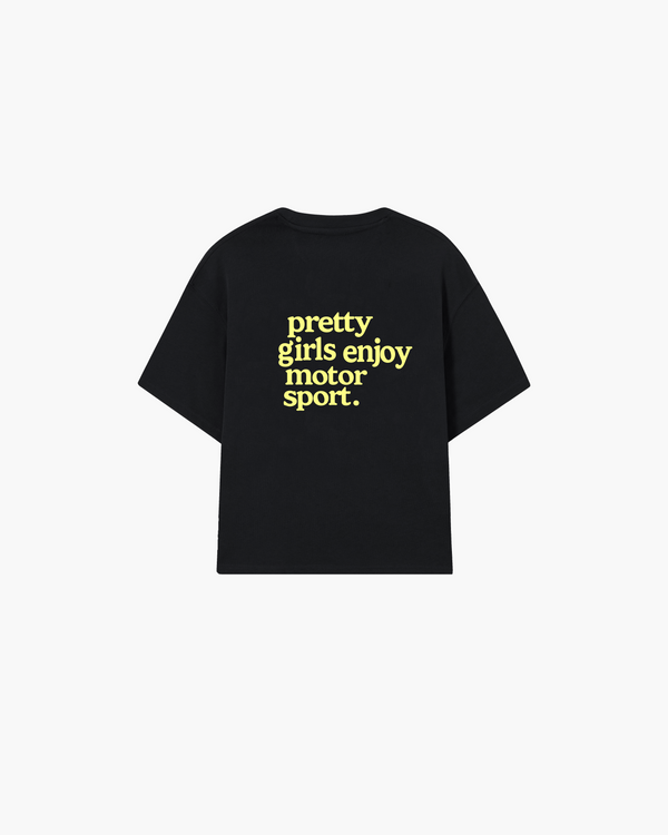 pretty girls enjoy motorsport oversized t-shirt