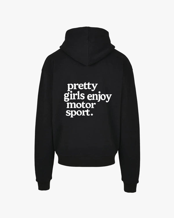 pretty girls enjoy motorsport hoodie 460gsm