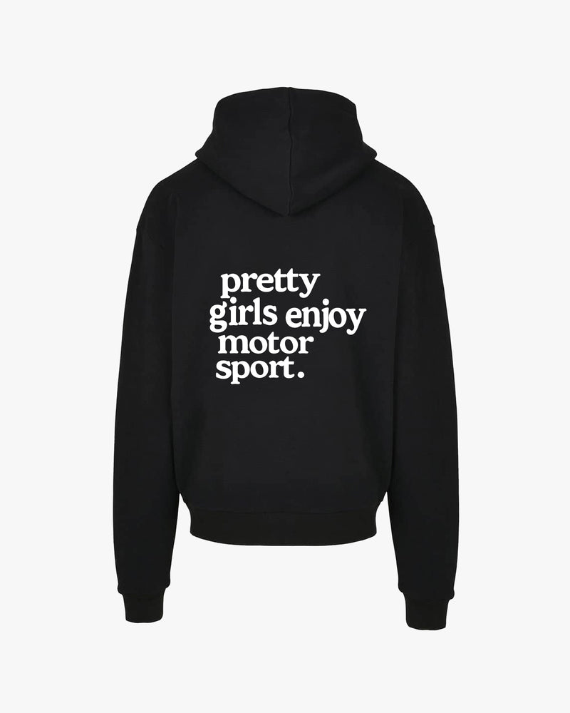 pretty girls enjoy motorsport hoodie 460gsm