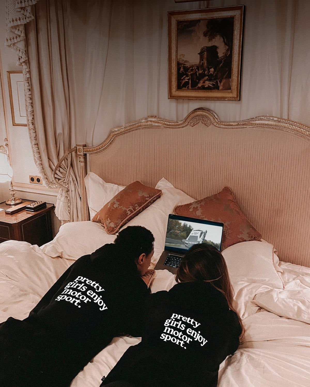 pretty girls enjoy motorsport hoodie 330gsm