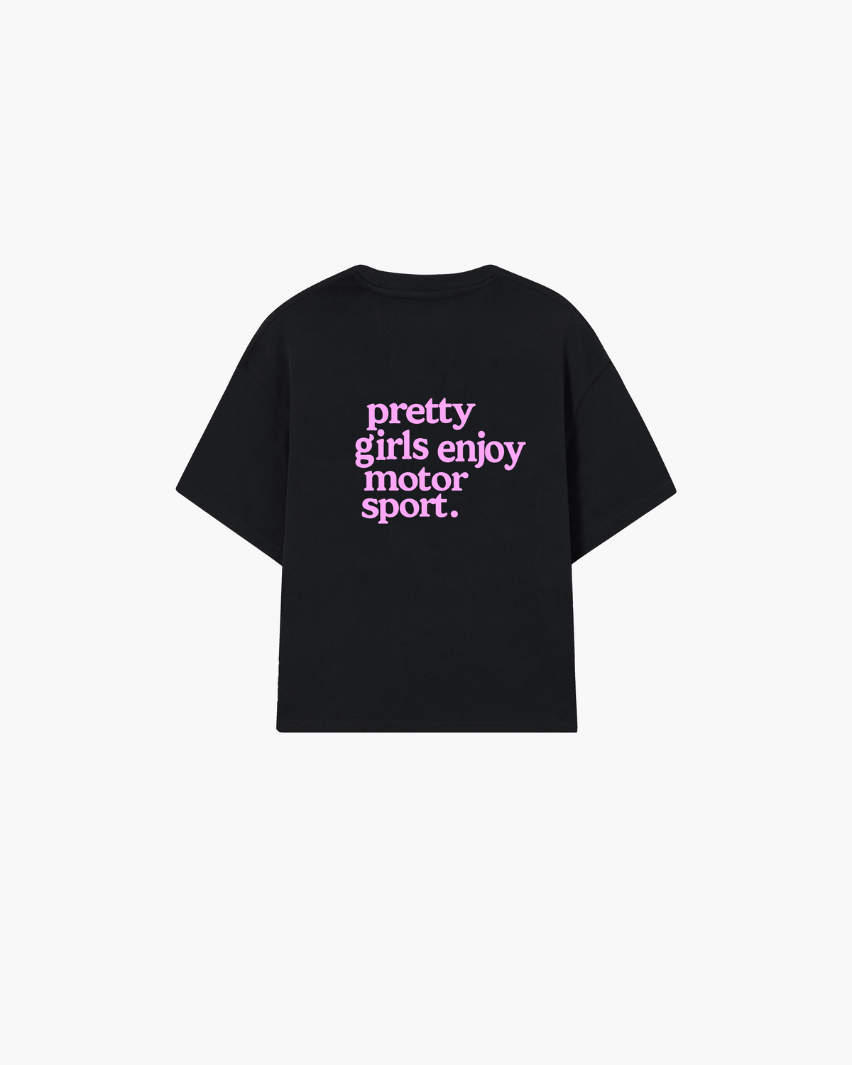 pretty girls enjoy motorsport tee white rosa