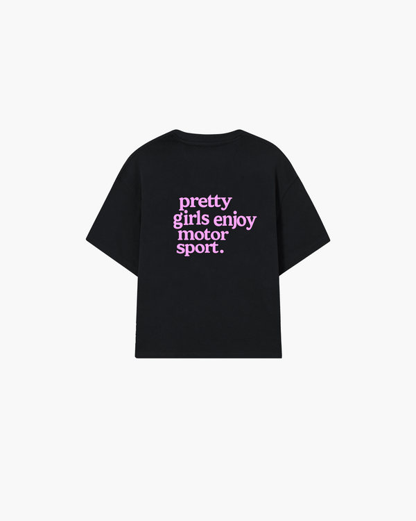 pretty girls enjoy motorsport oversized t-shirt