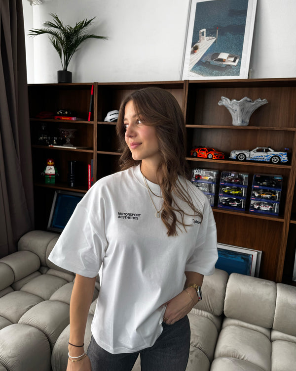 F40 motorsport aesthetics tee white