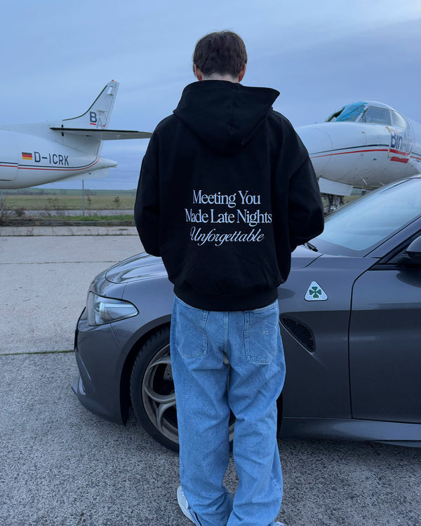 unforgettable late nights hoodie