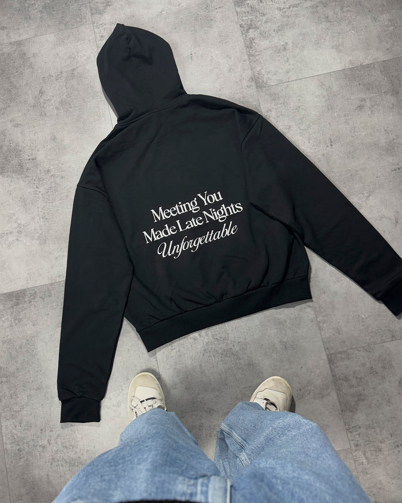 unforgettable late nights hoodie