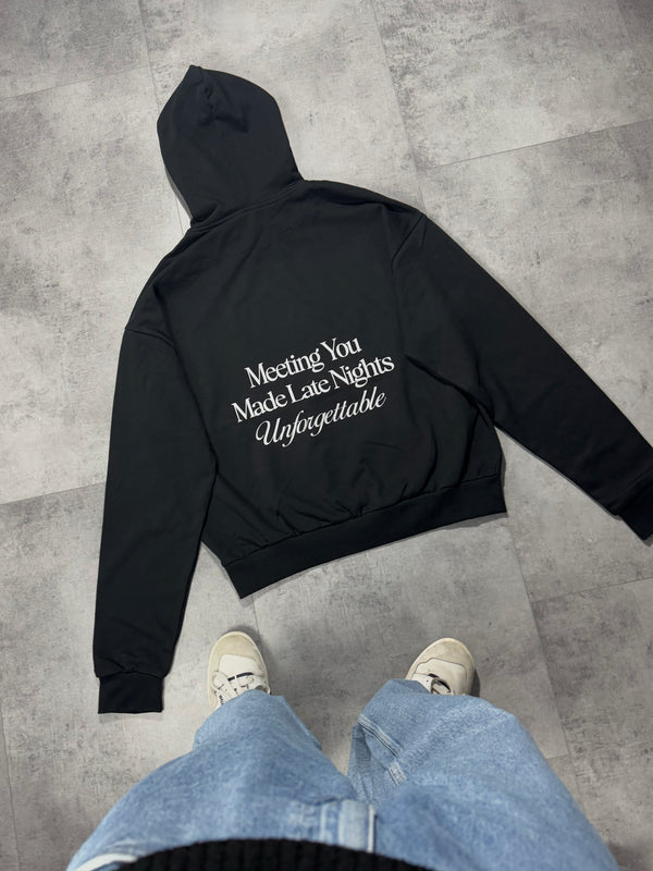 unforgettable late nights hoodie