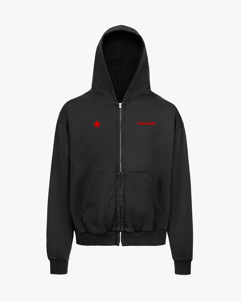 we don't pray for love zip hoodie