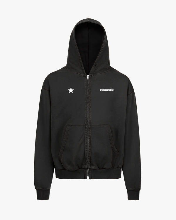 we don't pray for love zip hoodie