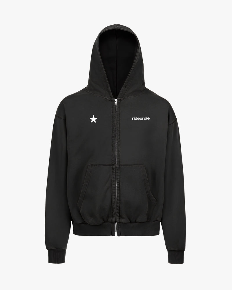 we don't pray for love zip hoodie