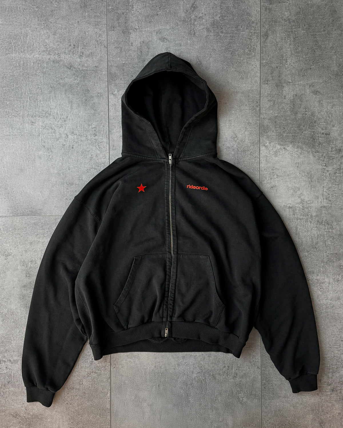 we don't pray for love zip hoodie